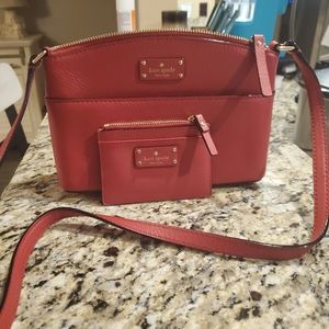 Kate Spade purse/shoulderbag w/ wallet set